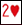 2 corazón